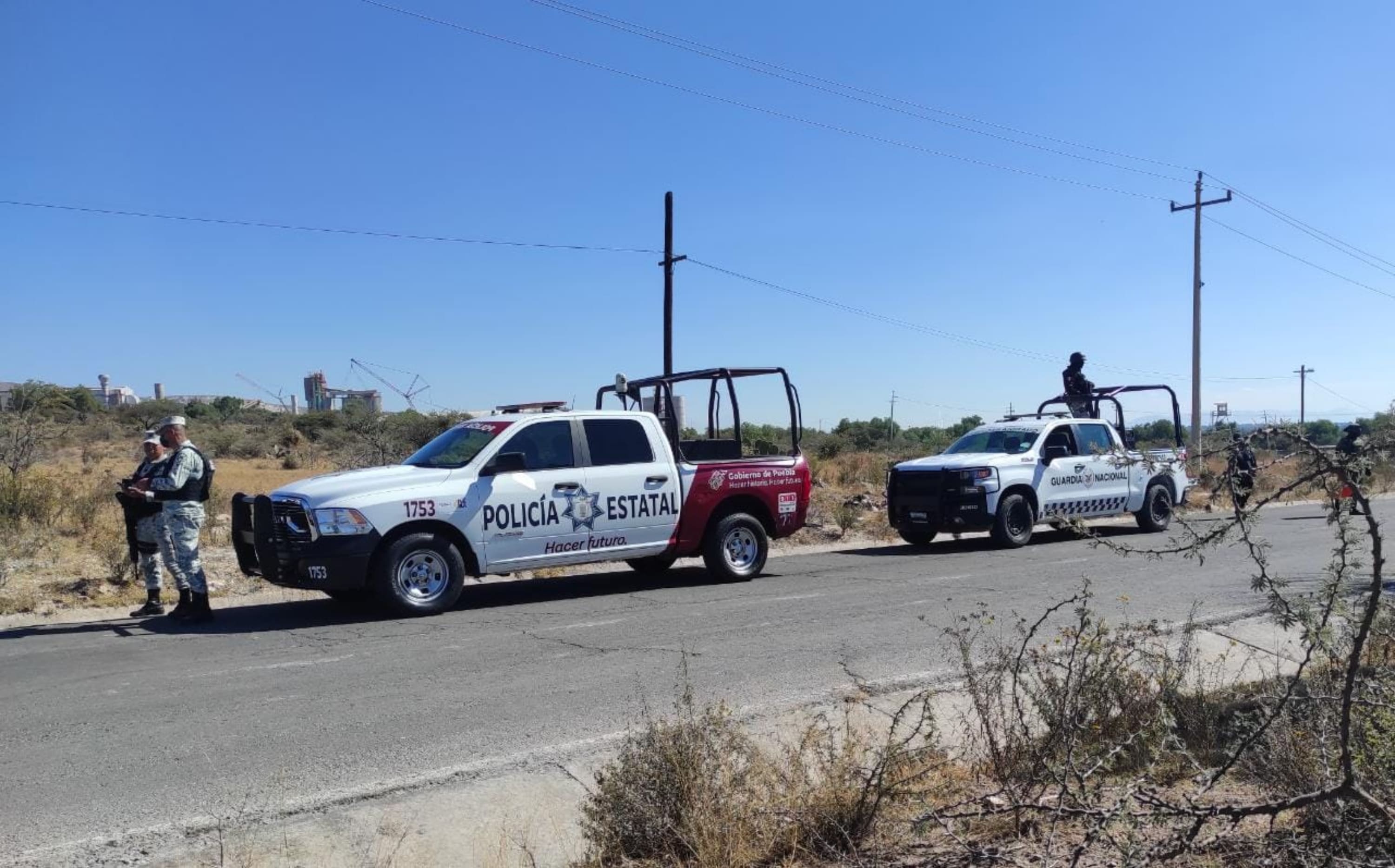 Hallazgo en camino de terracería en Tepeaca