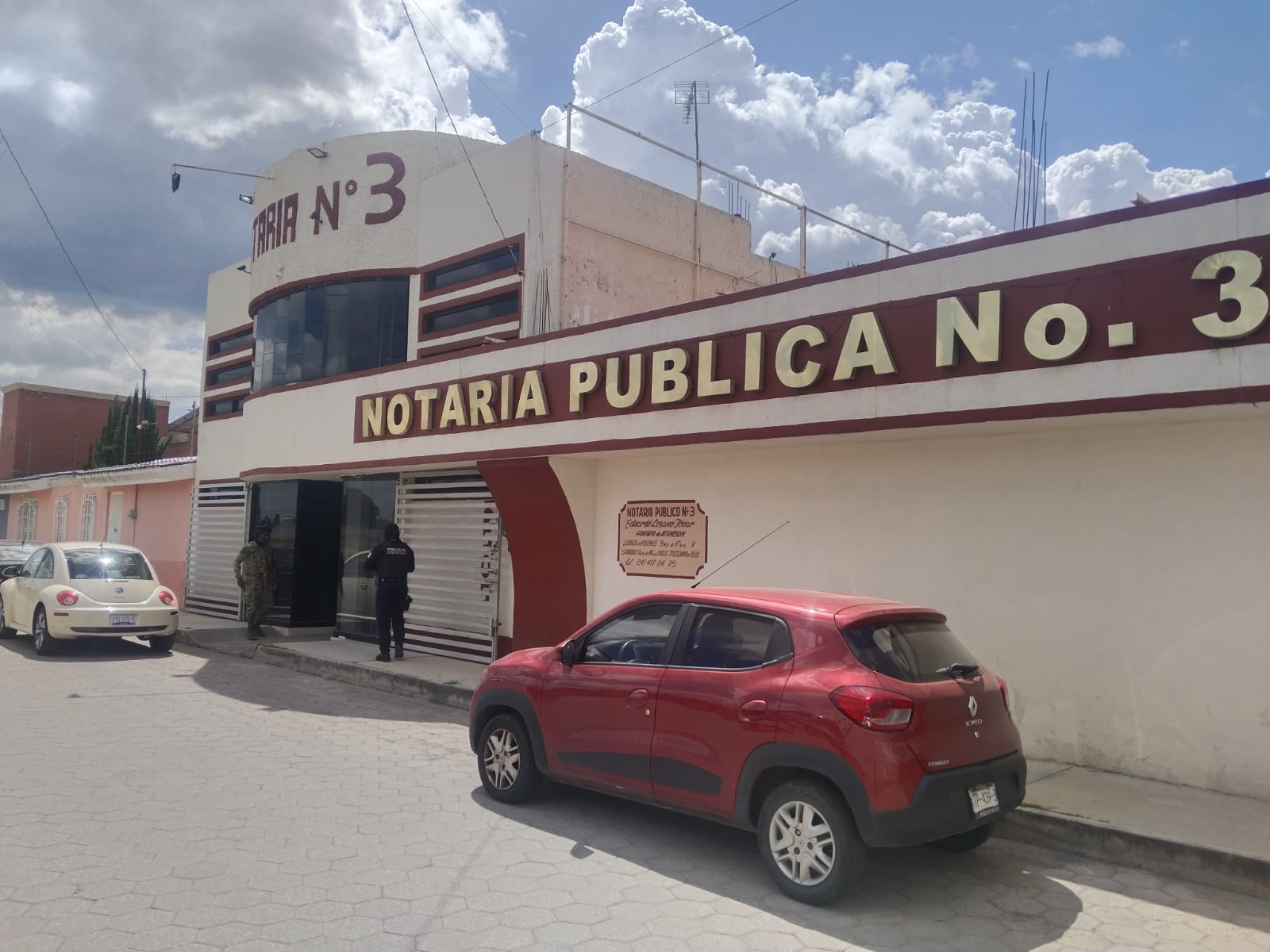 Sujetos armados roban 450 mil pesos a militar en notaría de Huiloac, Apizaco