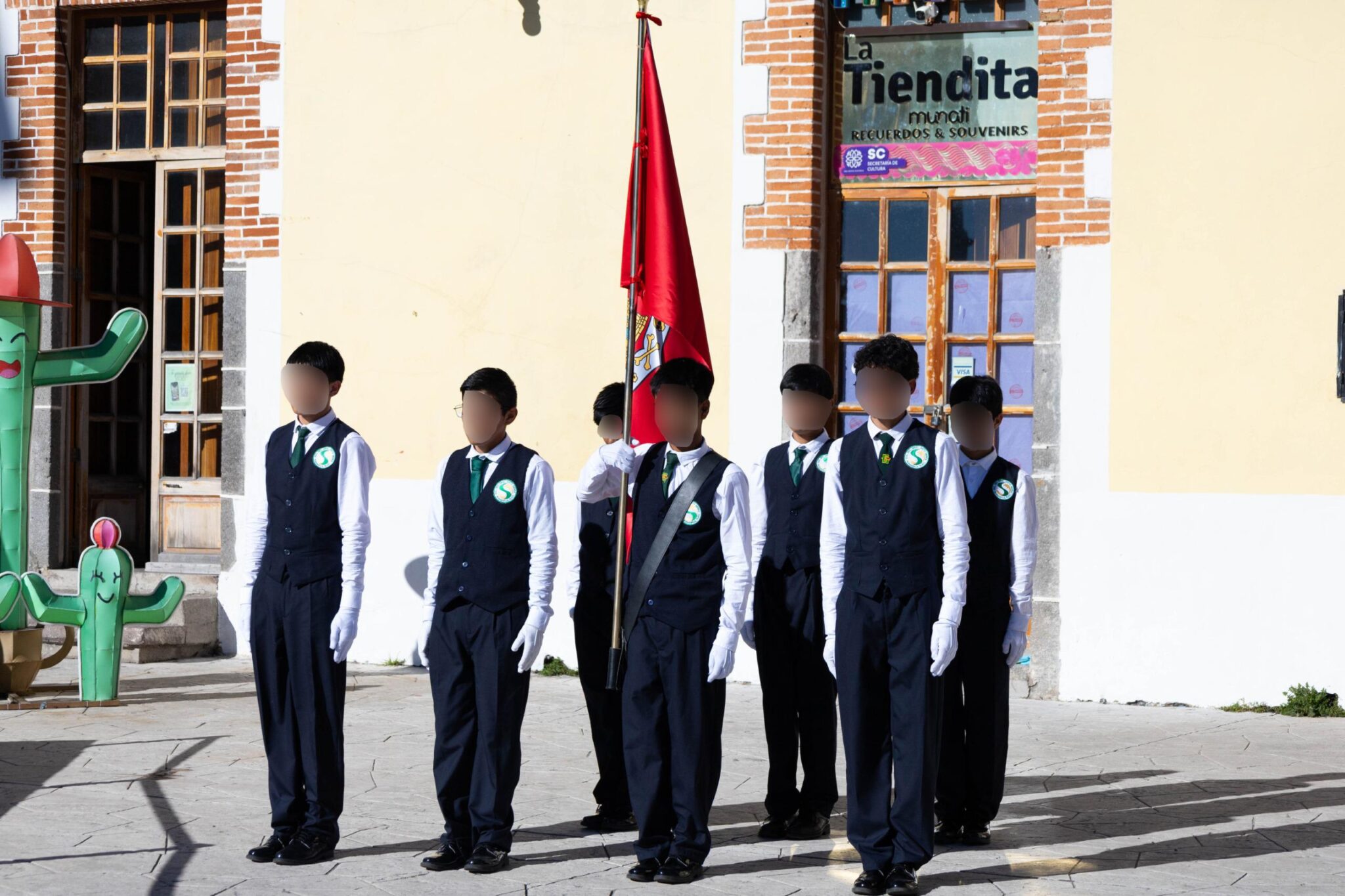 Huamantla honra símbolos patrios en emotiva ceremonia escolar y cívica