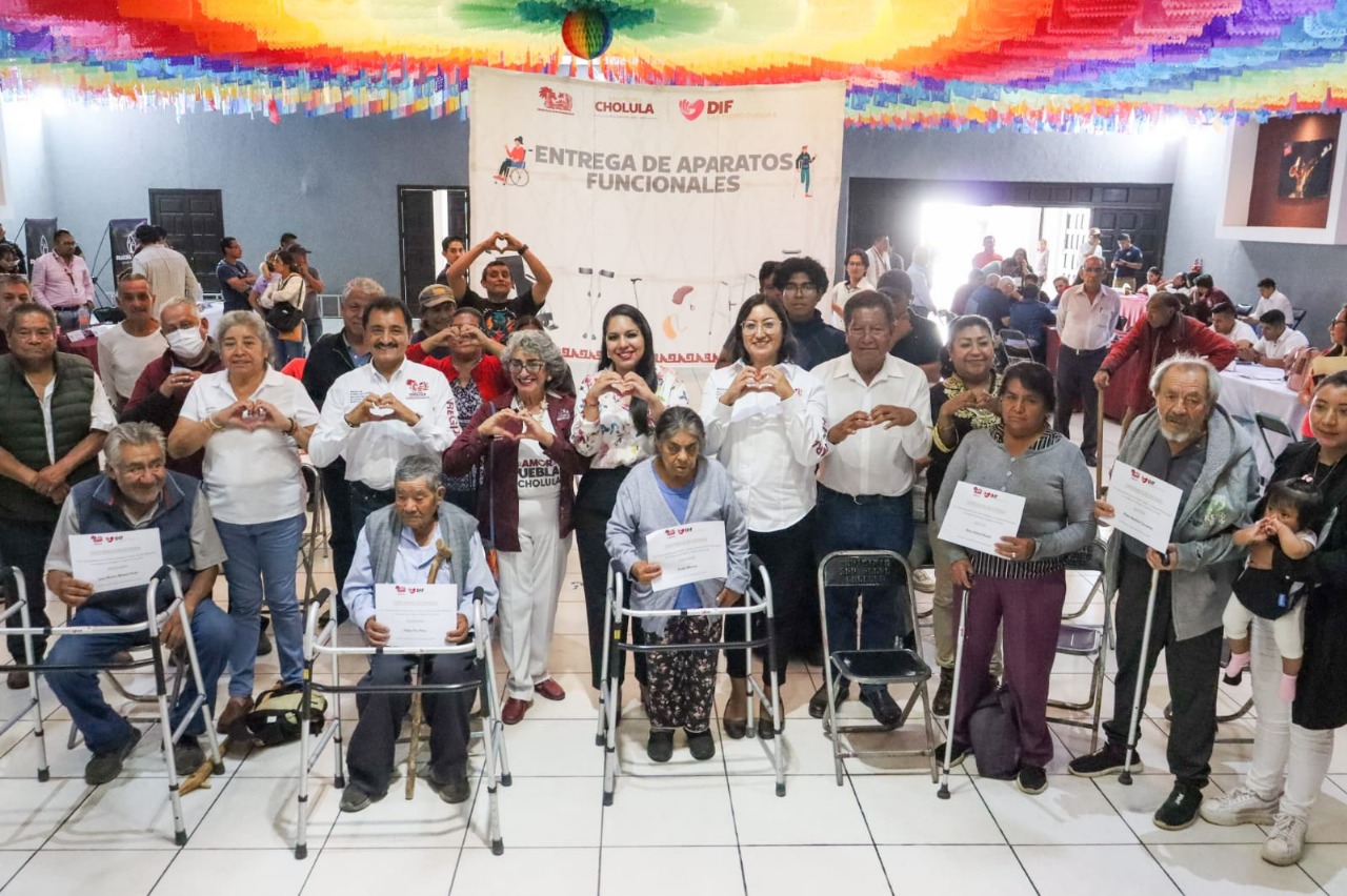 “Es la primera vez que recibimos algo de un presidente de Cholula”: beneficiario del Miércoles del Pueblo