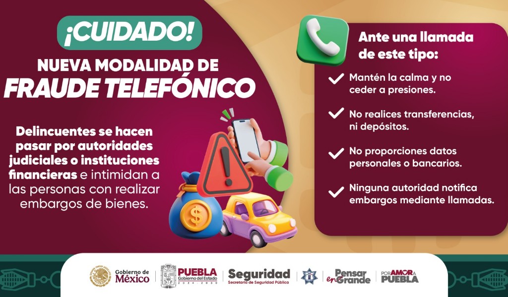 Alerta por nueva modalidad de fraude