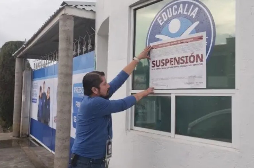 Suspensión del Instituto Educalia