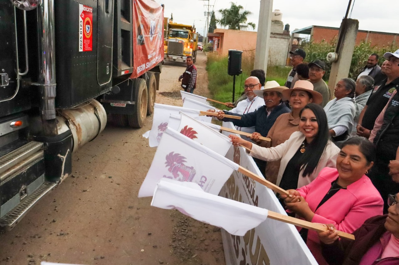 Con Tonantzin Fernández, avanza la transformación de la infraestructura en San Pedro Cholula