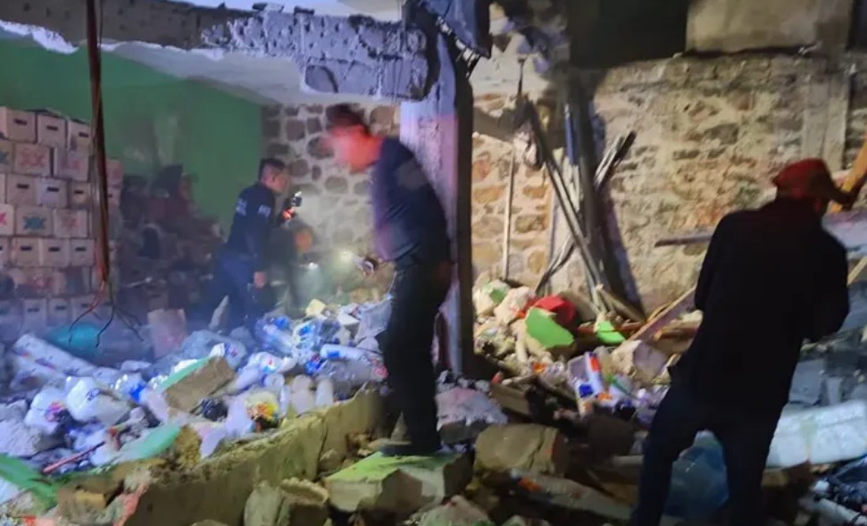 Accidente con pirotecnia en Huehuetlán