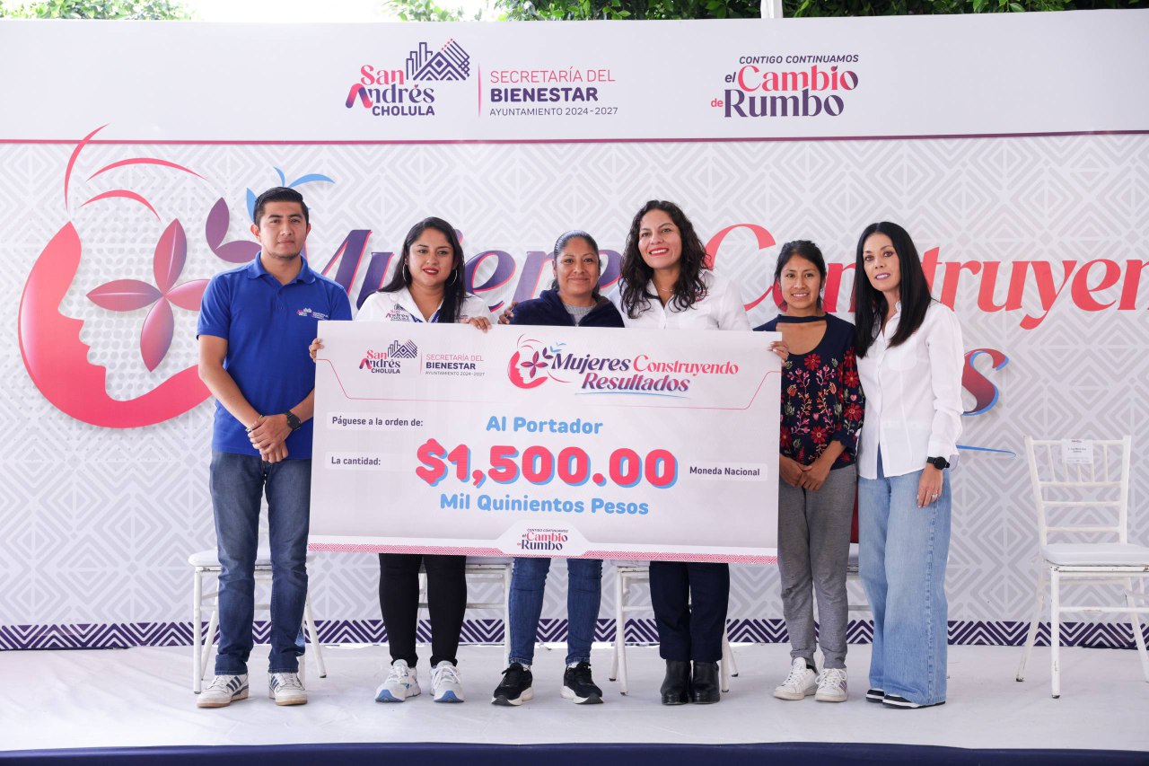 Con Apoyos económicos Lupita Cuautle promueve el bienestar y desarrollo de mujeres sanandreseñas