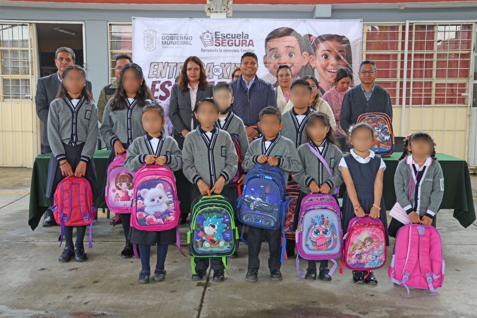 Omar Muñoz lleva el programa “Escuela Segura” a otras tres primarias de Cuautlancingo 