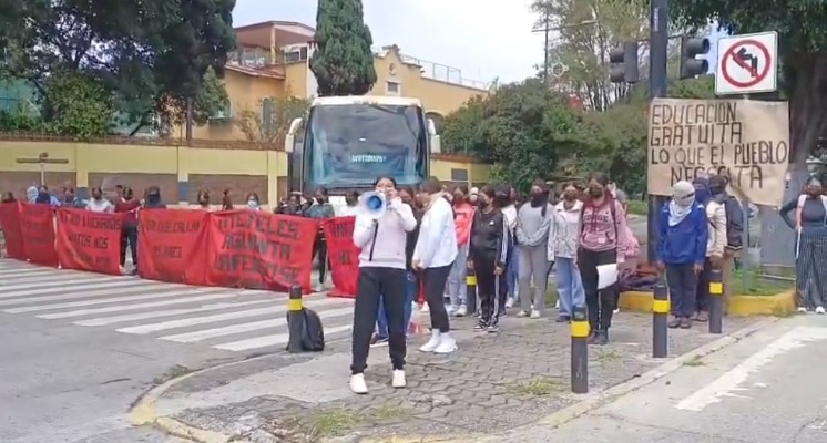 Gobierno de Puebla señala infiltración de la 28 de Octubre en manifestación de normalistas