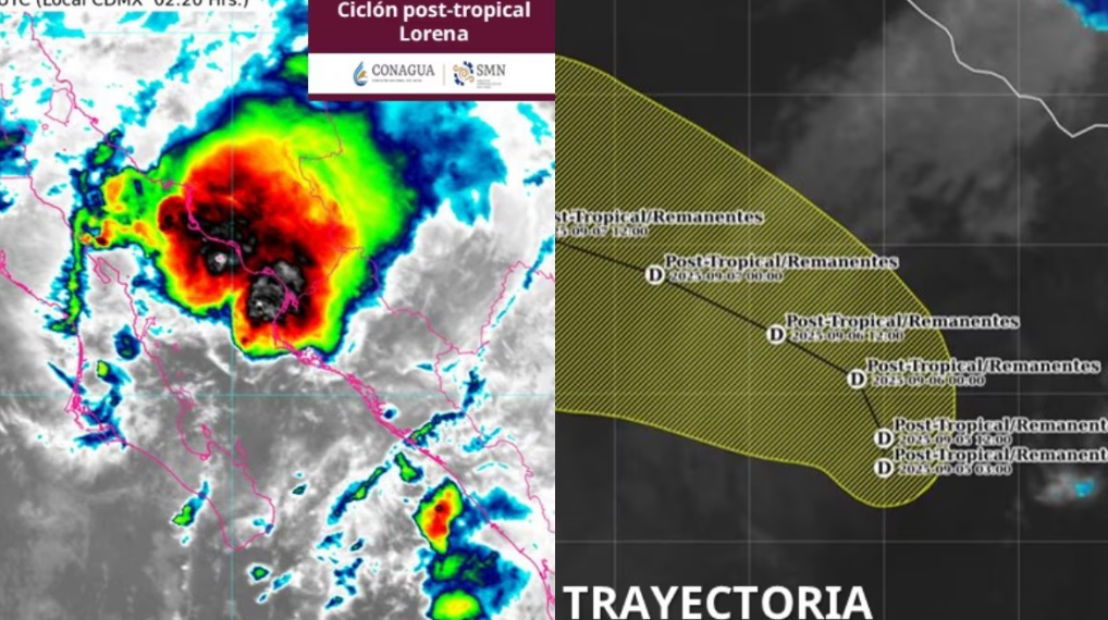 Tormenta ‘Lorena’ se debilita, pero deja intensas lluvias en México