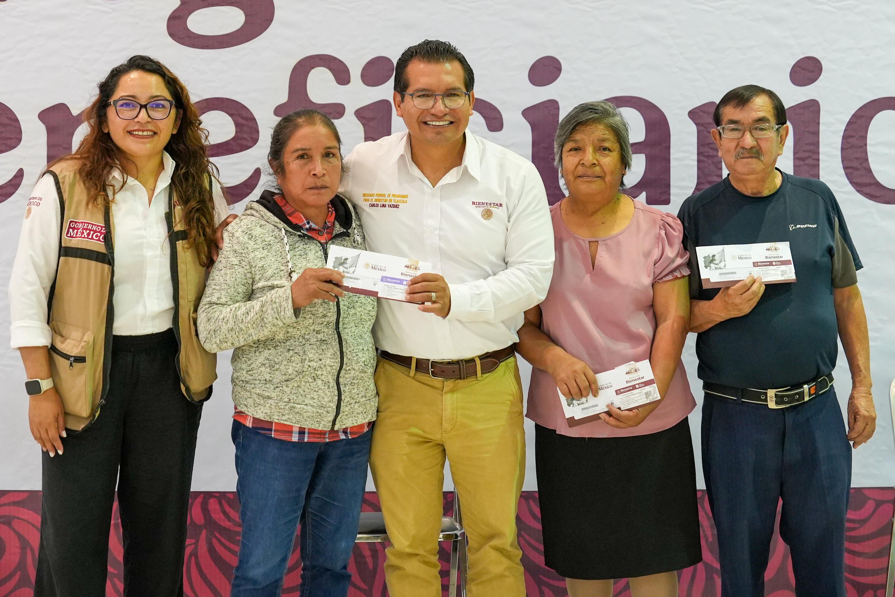 Se fortalece la entrega de programas federales en Tlaxcala: Bienestar