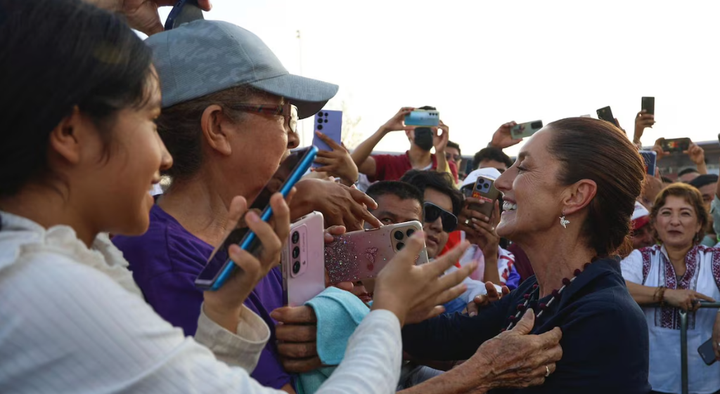 Claudia Sheinbaum reúne a 132 mil personas en su gira nacional 2025