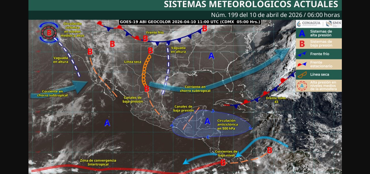 ¿Qué está pasando con el clima HOY en México?