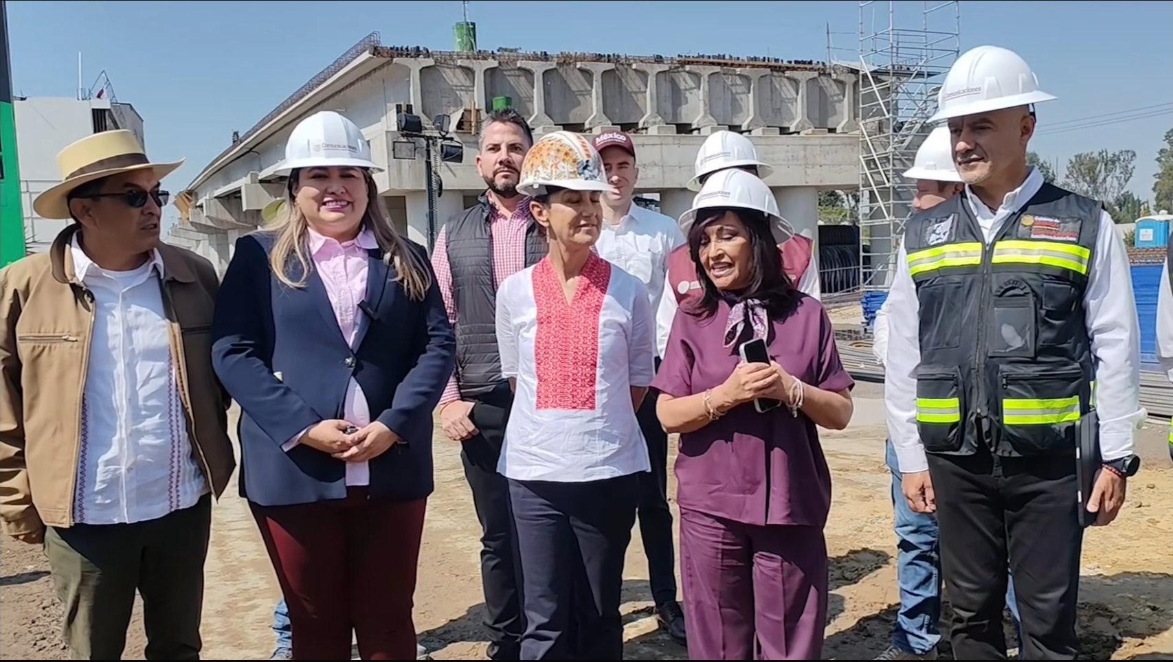 Supervisión presidencial en Tlaxcala: El Distribuidor Santa Ana perfila su entrega para julio