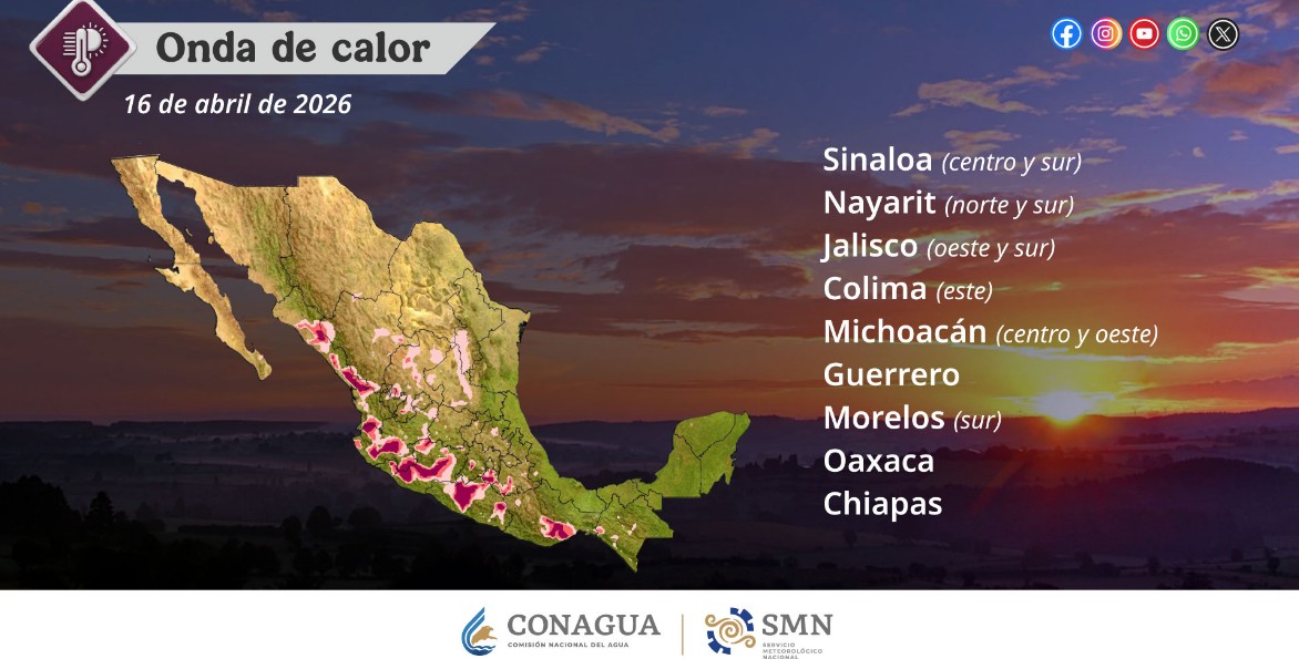 Así estará el clima hoy en México y por qué debes tomar precauciones
