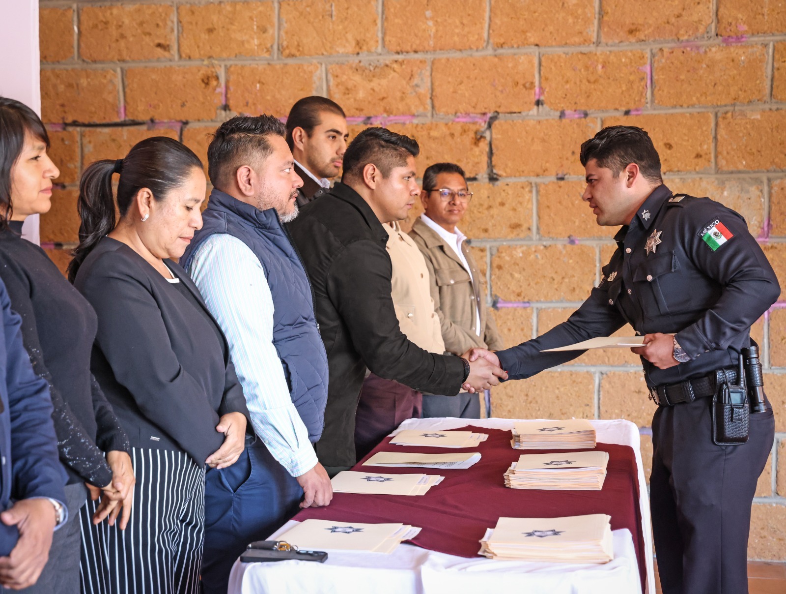 Consolidan profesionalización policial en Cuautlancingo 
