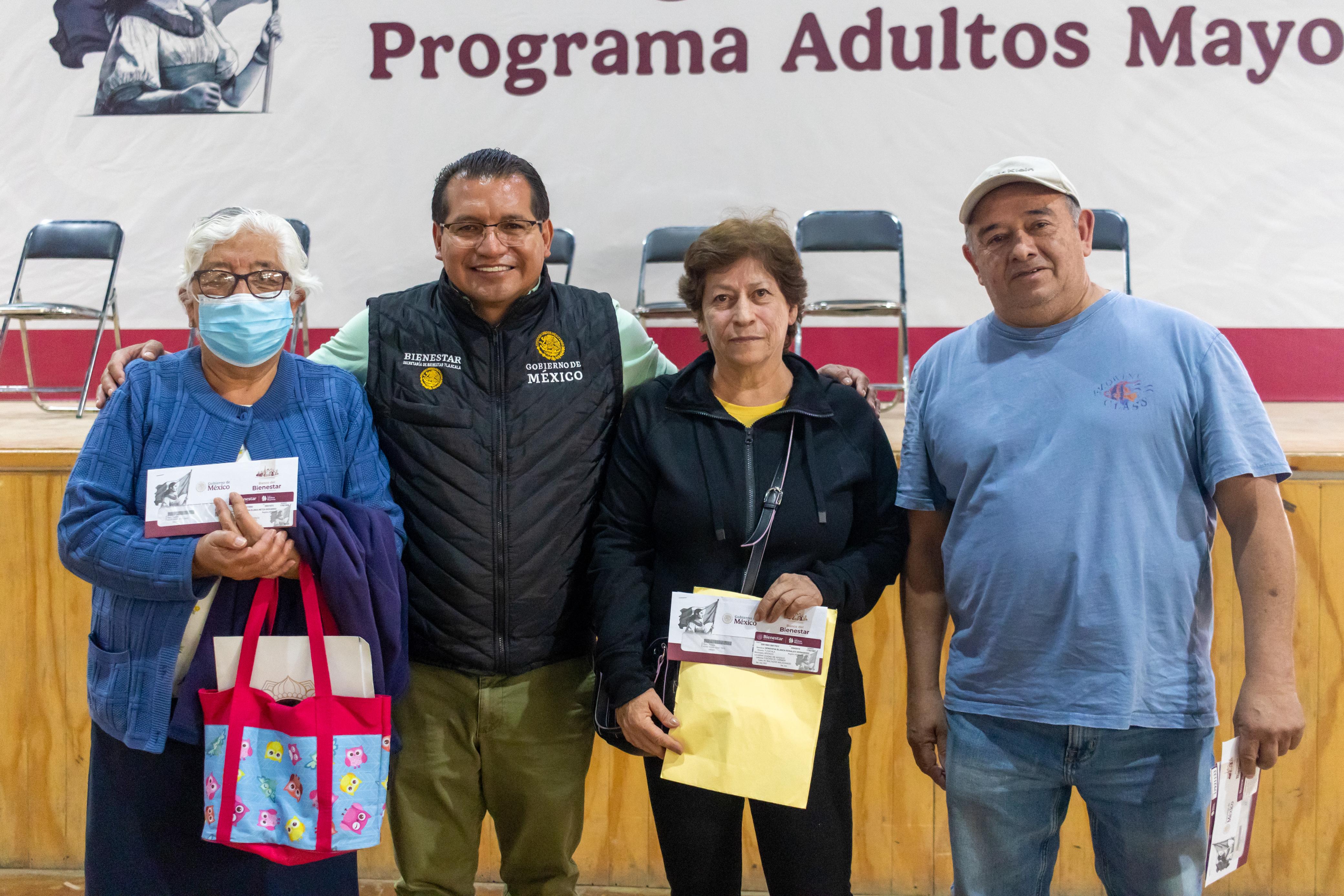 Inicia en Tlaxcala la entrega de tarjetas para nuevos beneficiarios de las Pensiones Bienestar