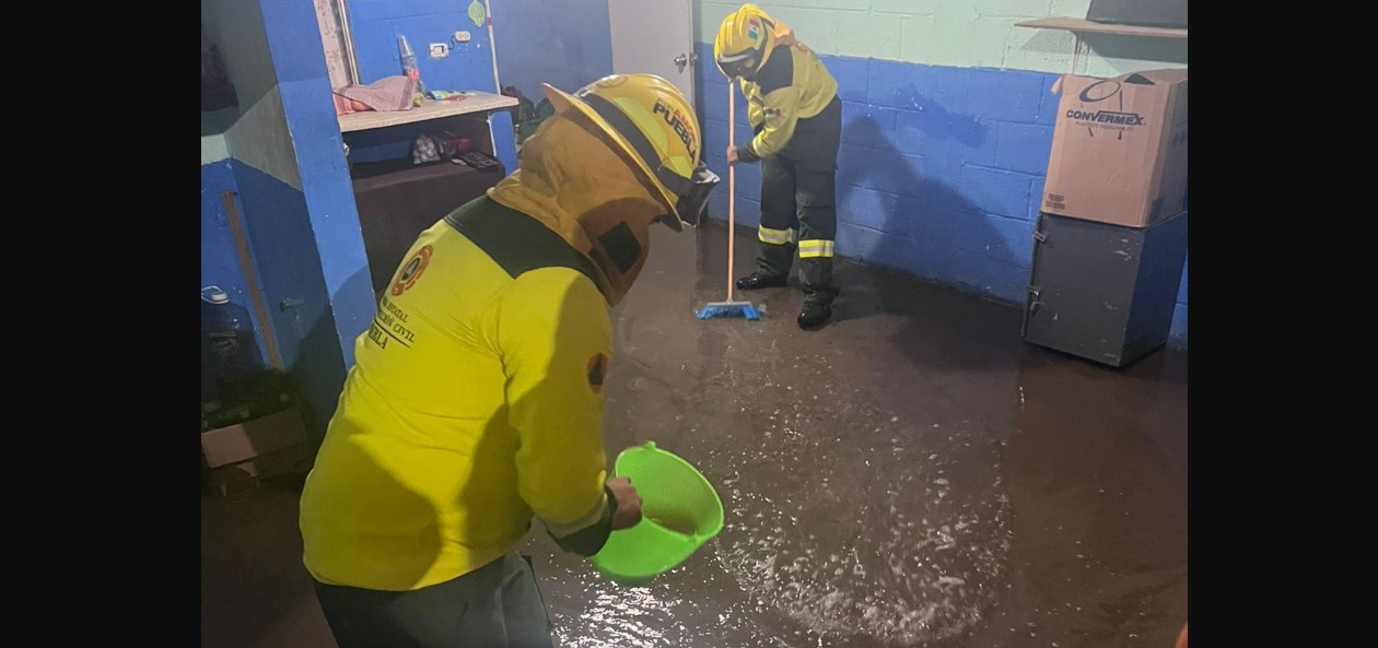 Respuesta inmediata ante las lluvias en Puebla