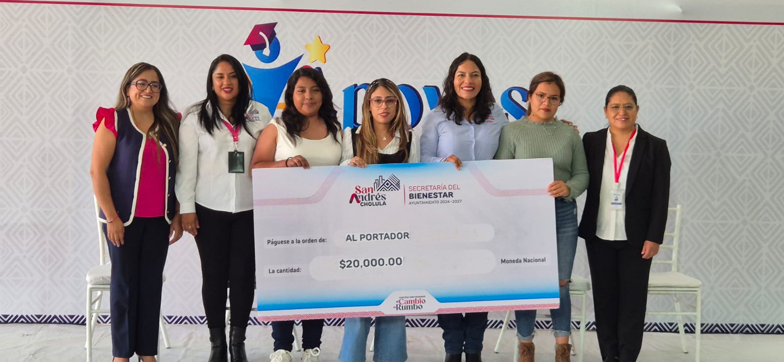 Impulsan educación en San Andrés Cholula con apoyos económicos a escuelas