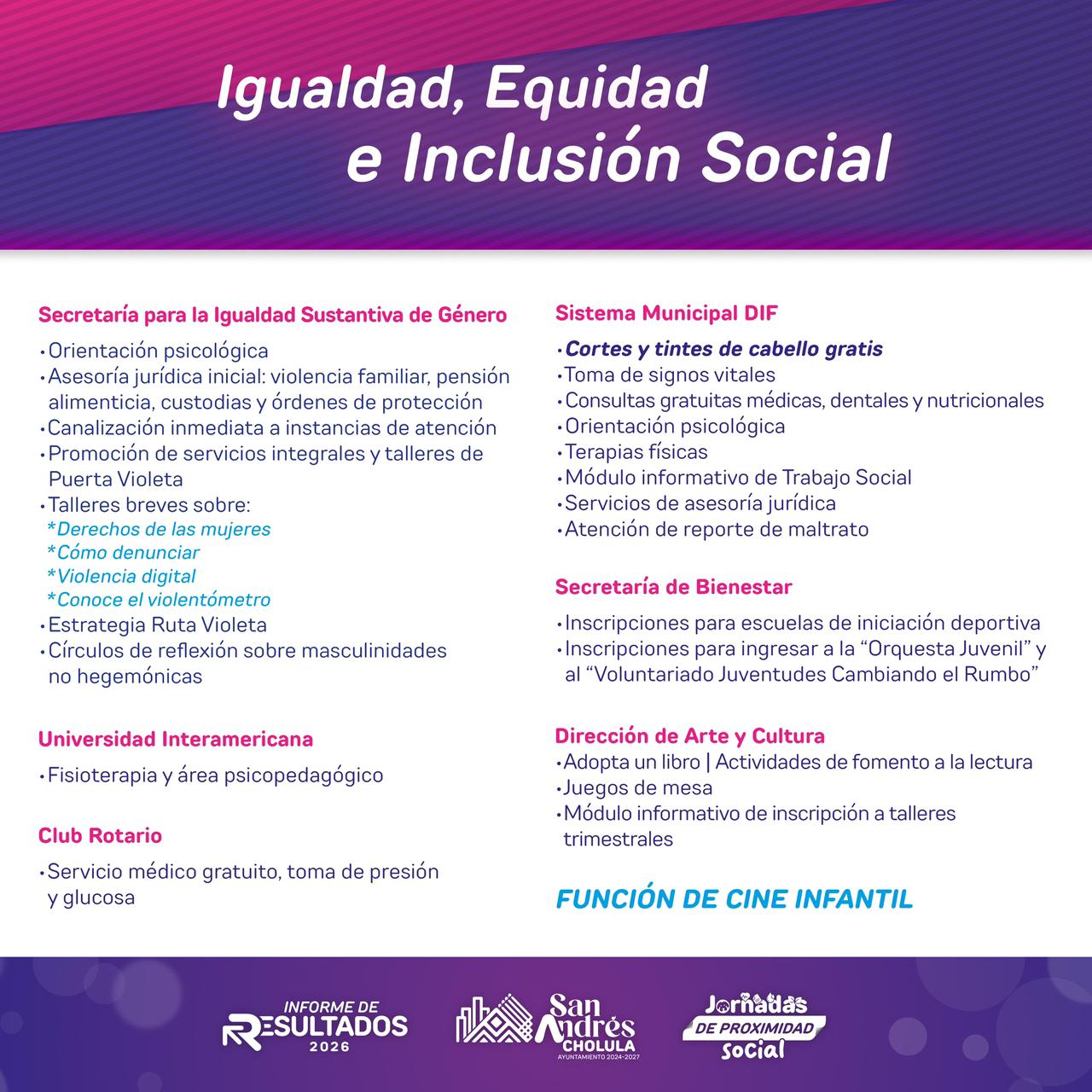 Lupita Cuautle convoca a jornada de proximidad social con más de 70 servicios en Delegación Atlixcáyotl