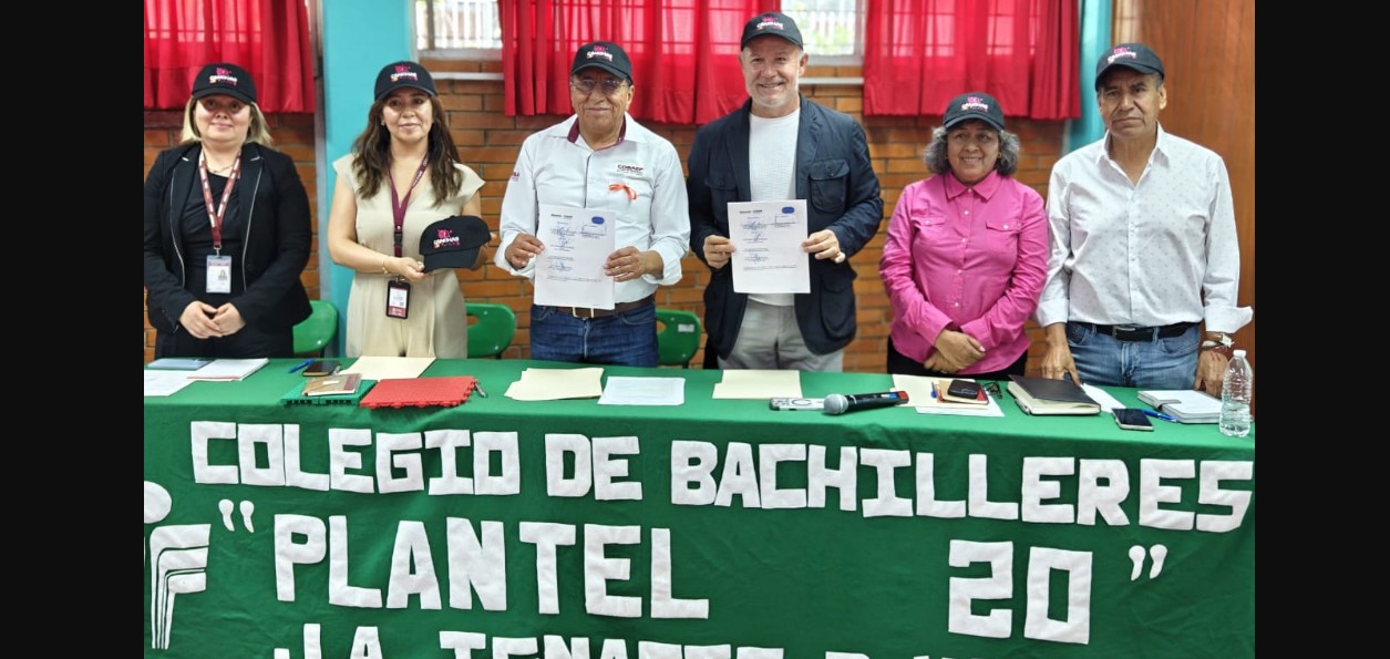 COBAEP impulsa mejora de planteles con nuevo convenio