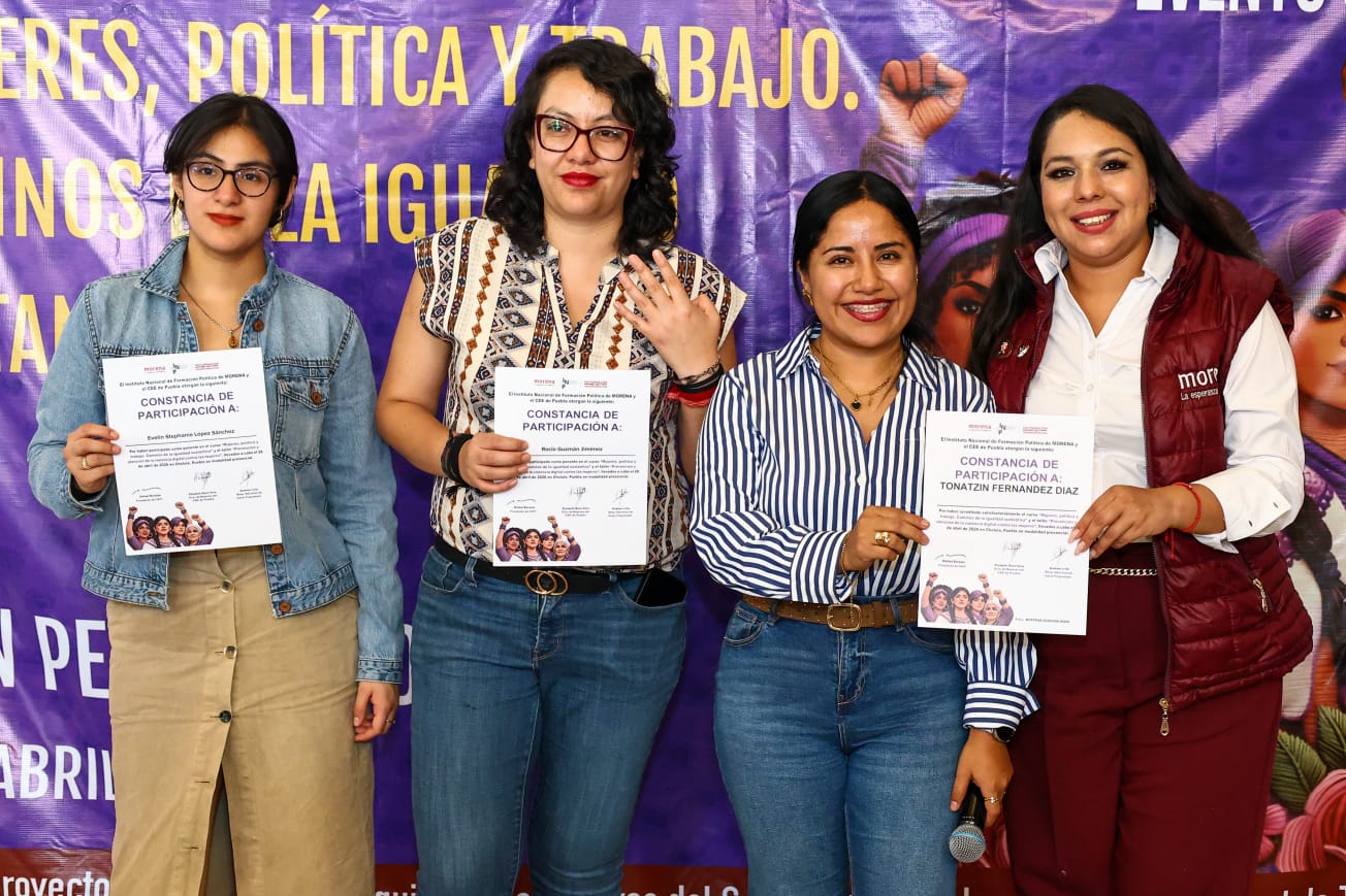 Encabezan Tonantzin Fernández y la Secretaría Estatal de Mujeres de Morena acciones por la igualdad sustantiva