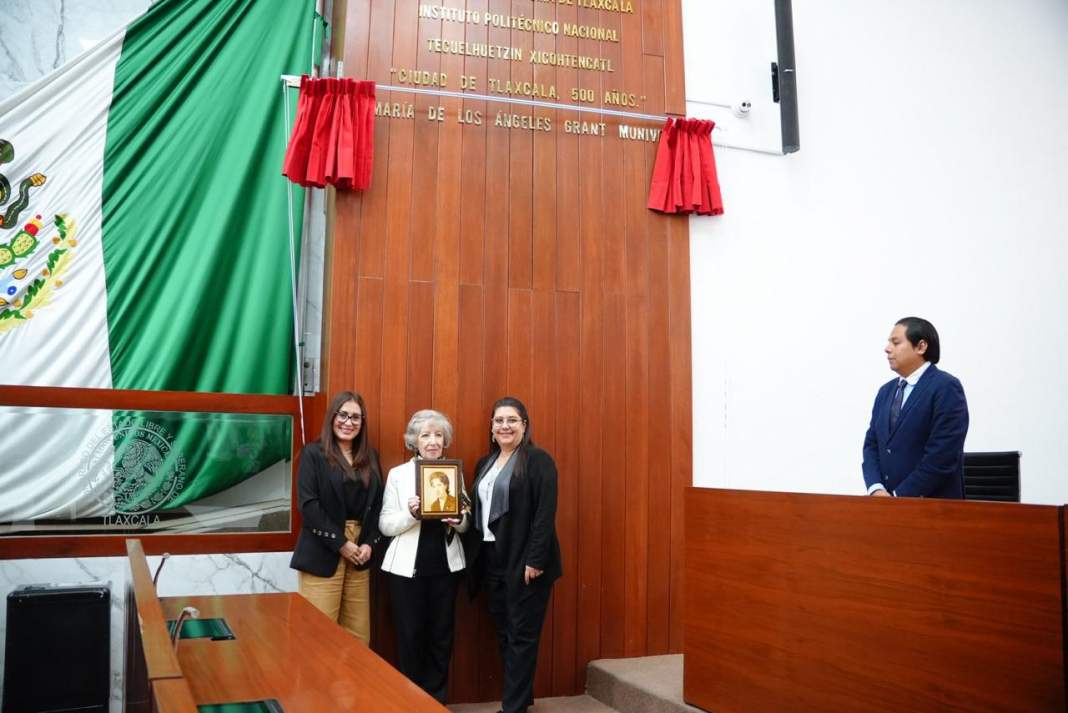 Tlaxcala honra a María de los Ángeles Grant con un reconocimiento histórico en el Congreso
