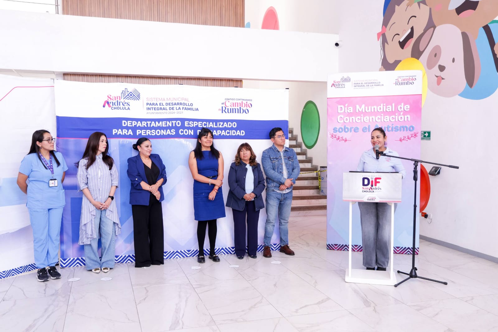 Amplía San Andrés Cholula atención y apoyo a personas con autismo y a sus familias