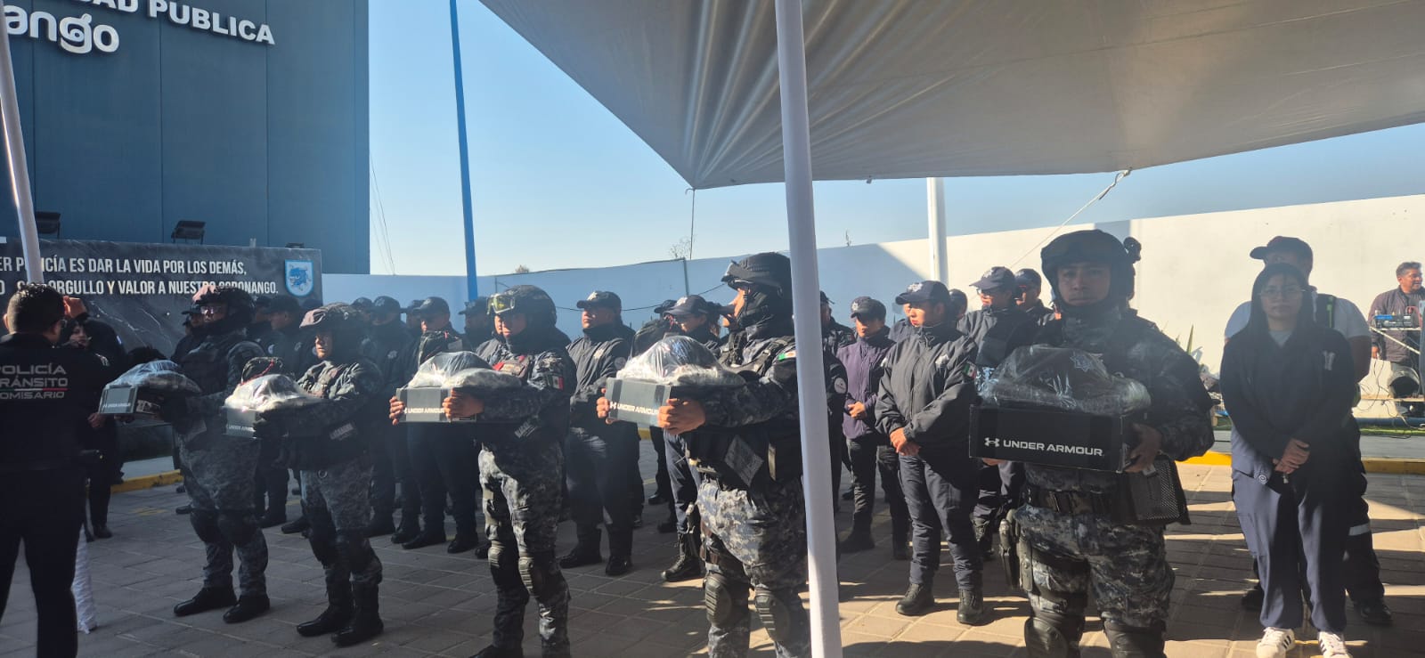 Armando Aguirre refuerza seguridad en Coronango con inversión millonaria en equipamiento policial