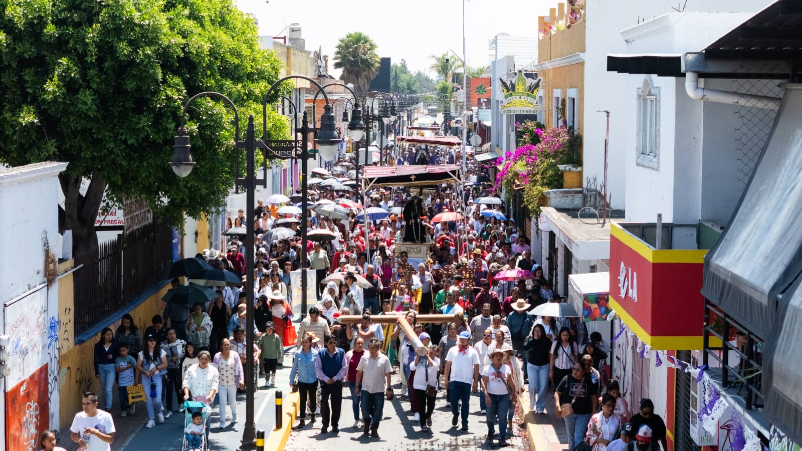 San Andrés Cholula vive la “Ruta de la Fe” con tradición, cultura y seguridad en Semana Santa