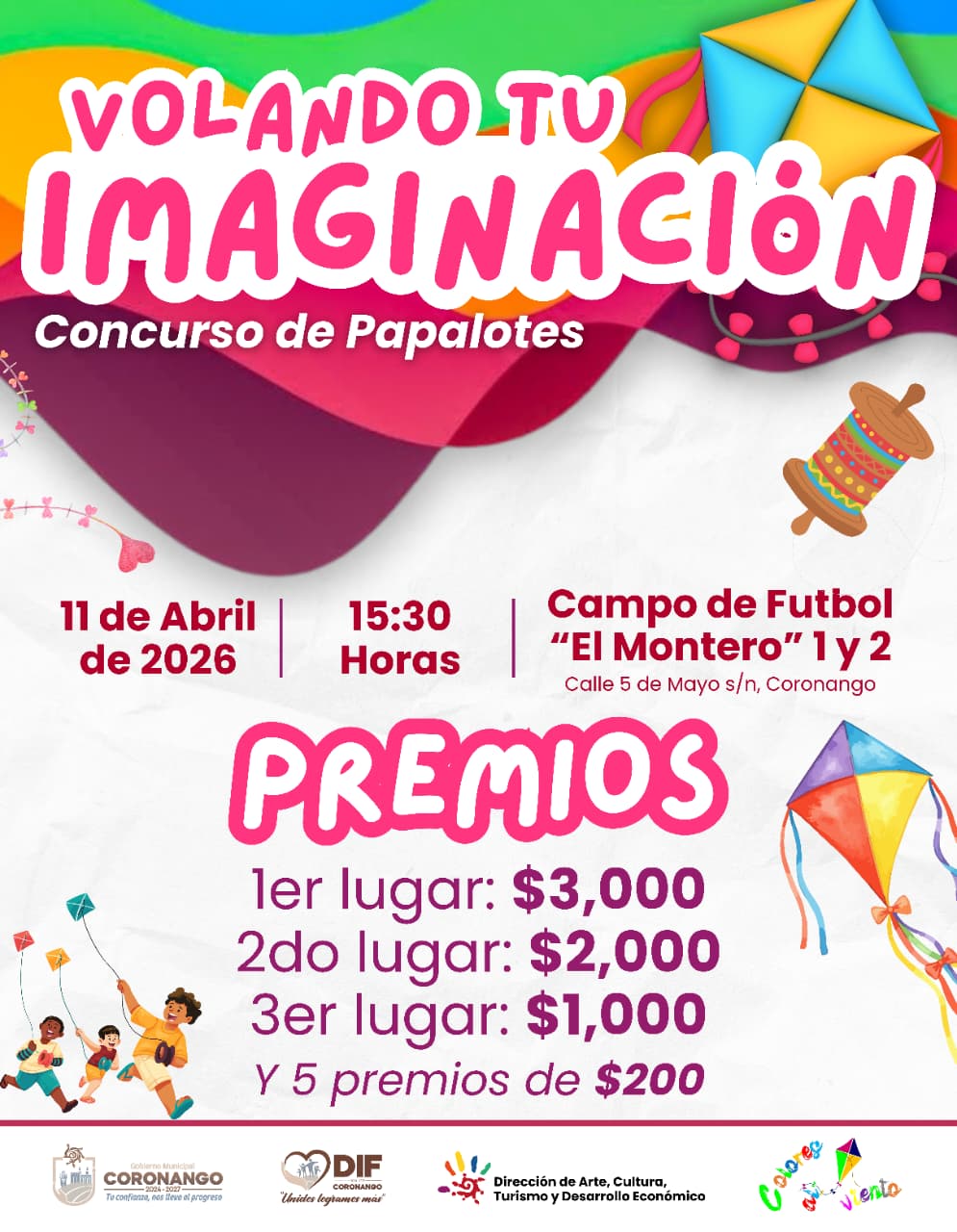 Coronango mezcla cultura y servicios: alista festival de papalotes