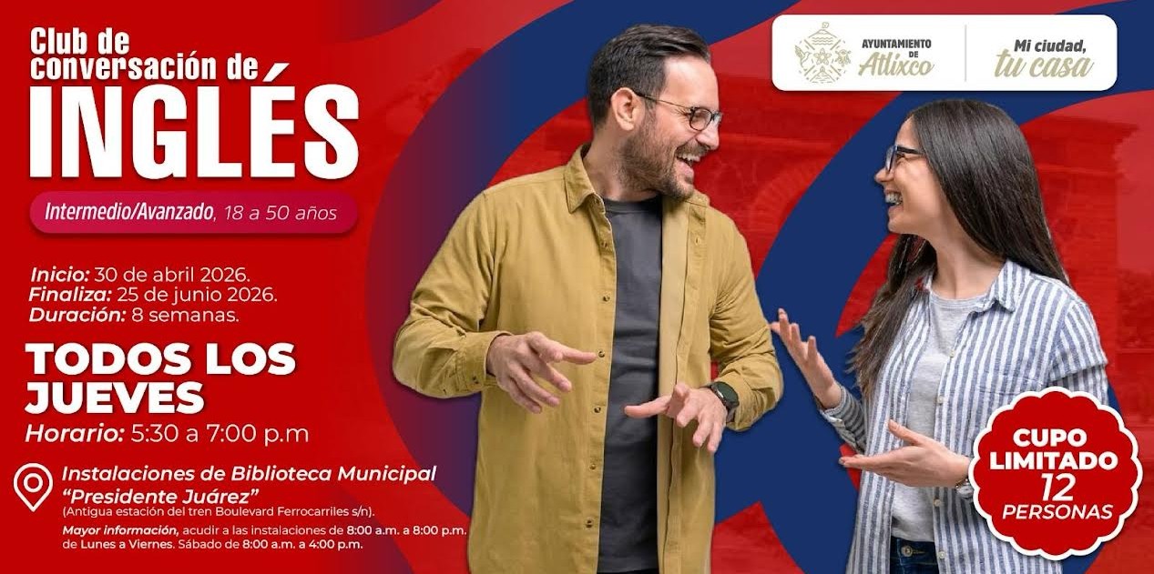 Una oportunidad para aprender inglés en Atlixco