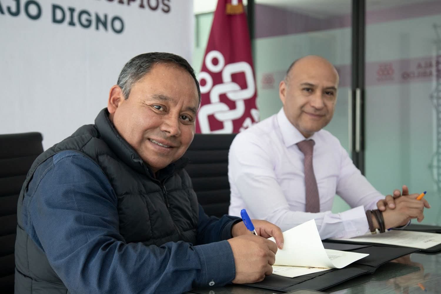 Apizaco fortalece vinculación laboral mediante convenio estratégico con Gobierno del Estado