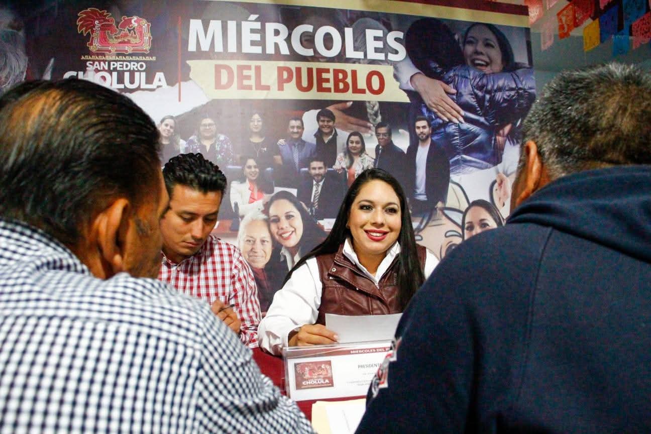 Retoman San Pedro Cholula, Miércoles del Pueblo y refuerzan apoyo social a sectores vulnerables