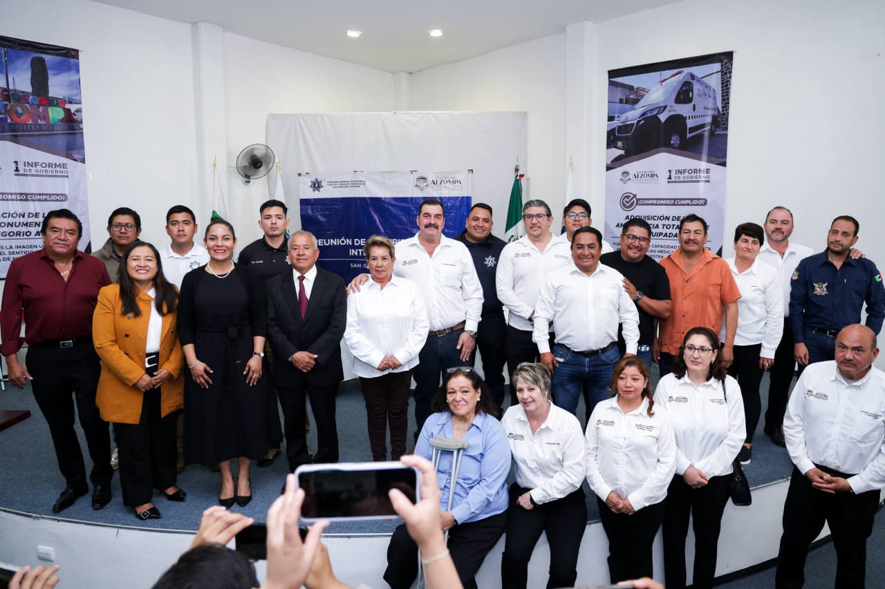 Lupita Cuautle articula esfuerzos por la seguridad municipal desde San Gregorio Atzompa