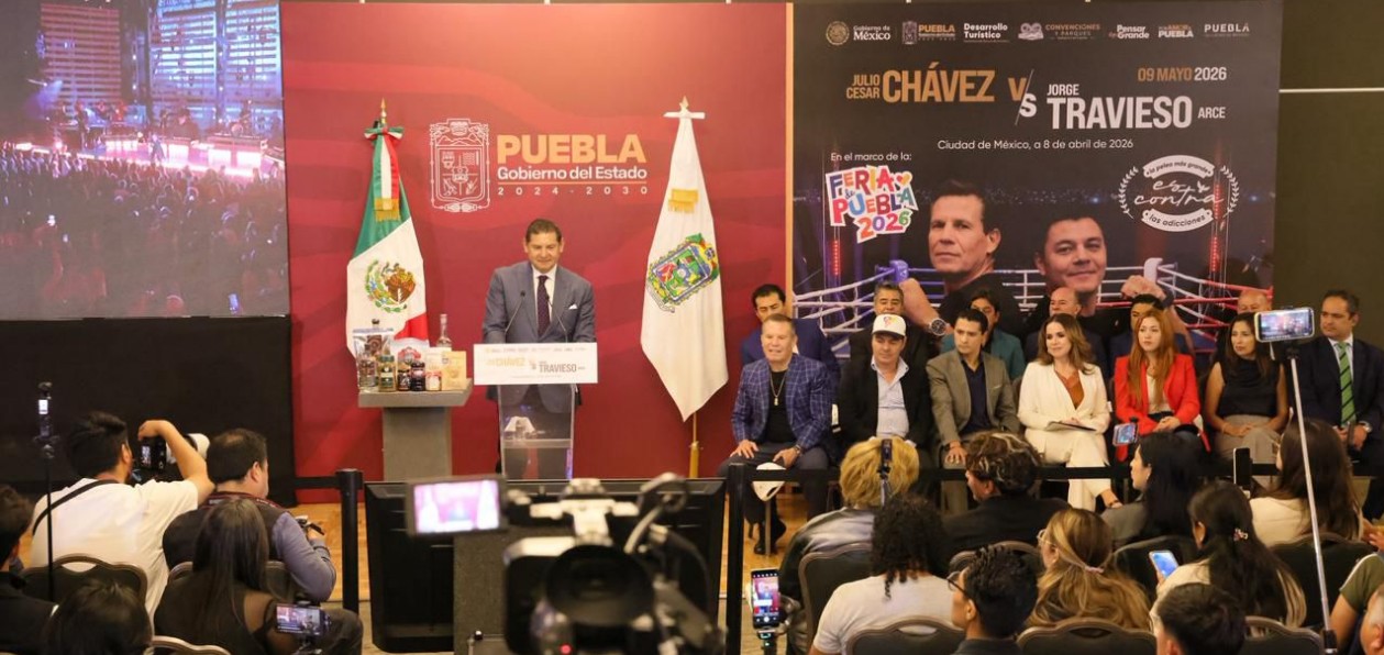 Chávez vs Travieso Arce en Puebla 2026: pelea con causa y apoyo a jóvenes