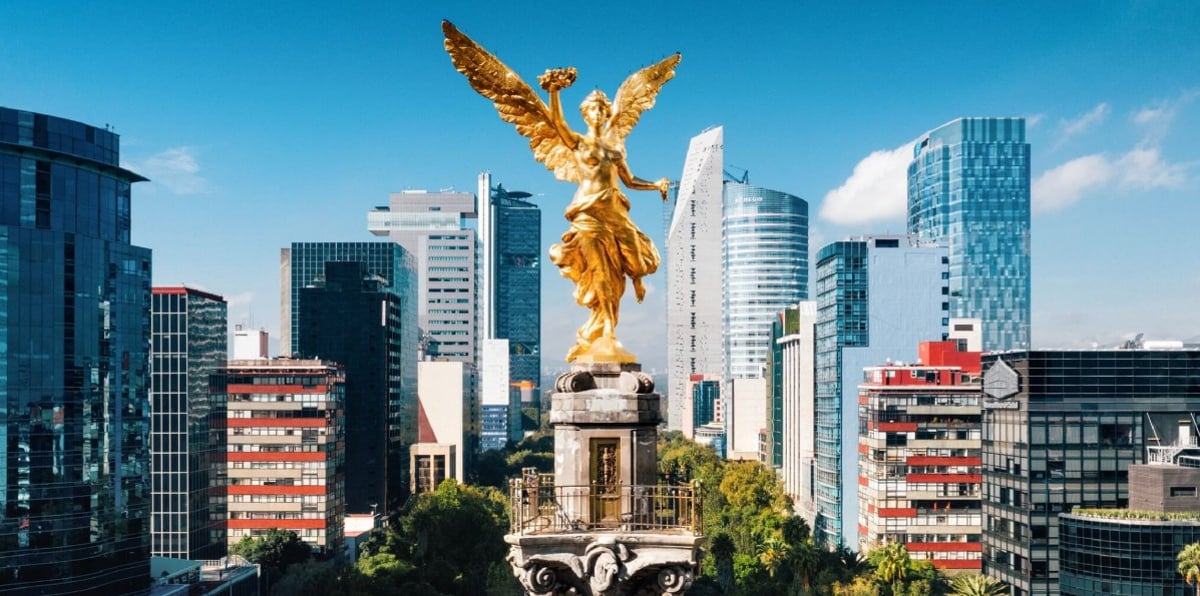 Clima nublado y lluvioso en CDMX