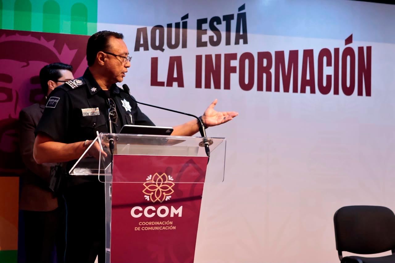 Menor conduce una motocicleta en una calle de Tlaxcala.