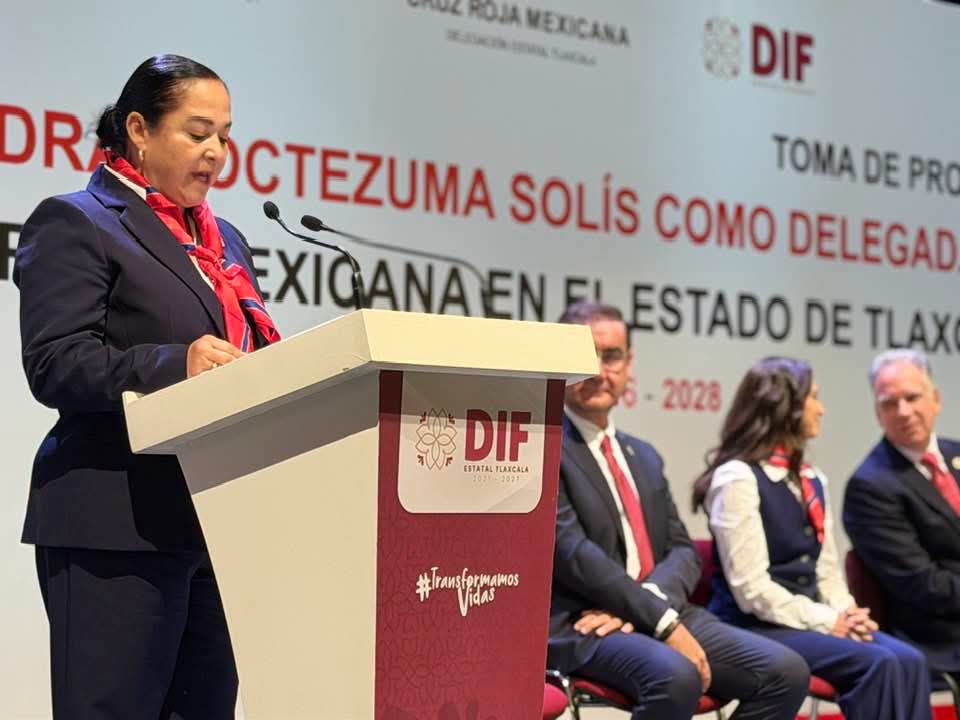 ¿Nueva era en la Cruz Roja Tlaxcala? Alejandra Moctezuma Solís asume la delegación estatal