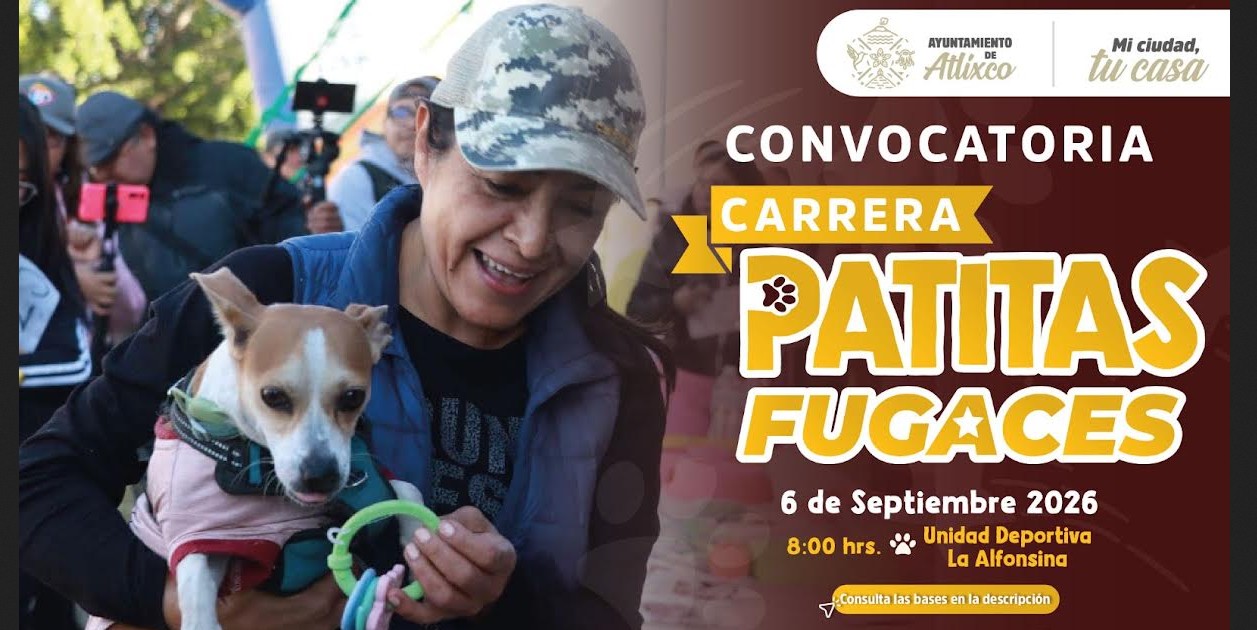 Personas corriendo con sus mascotas en una carrera