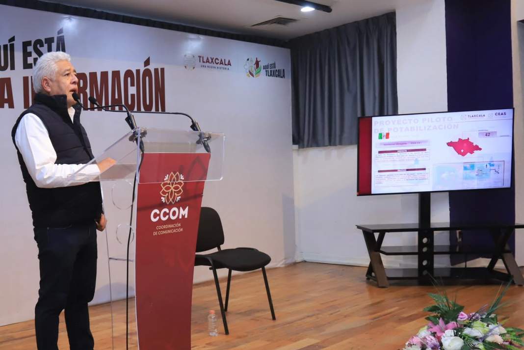 Planta de tratamiento de aguas residuales en Tlaxcala