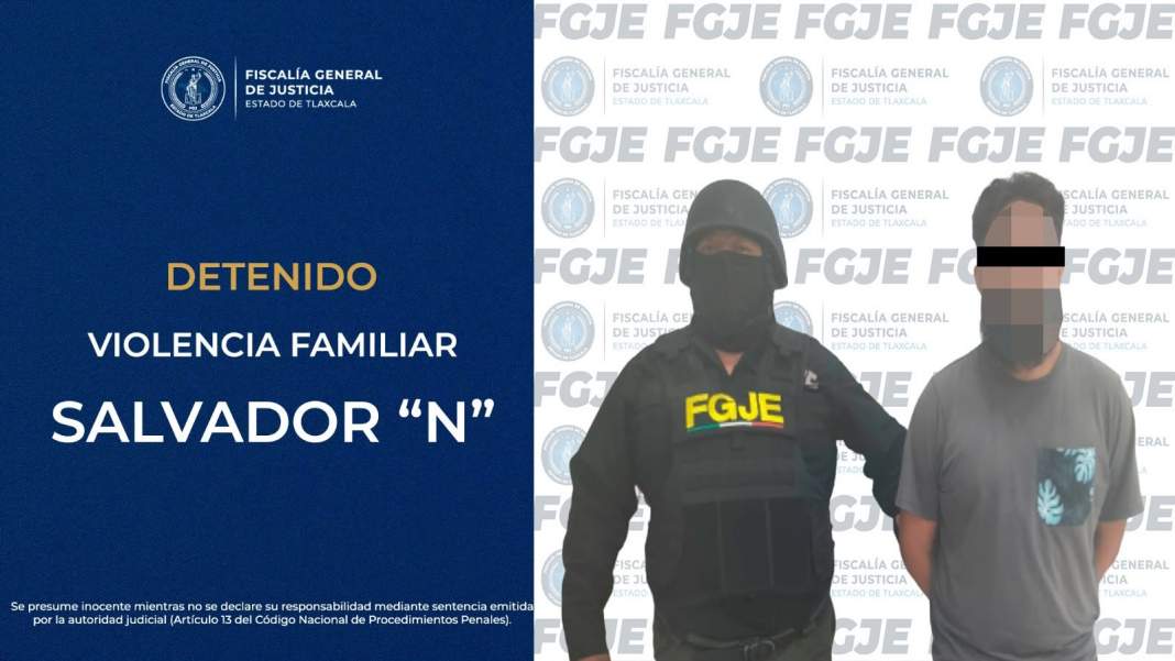 Detención de un hombre acusado de violencia familiar.