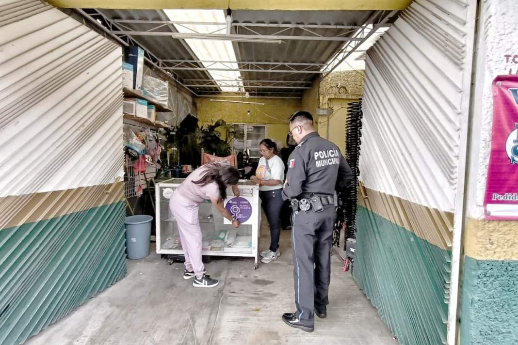Nuevos Puntos Violeta en la colonia La Joya de Tlaxcala.