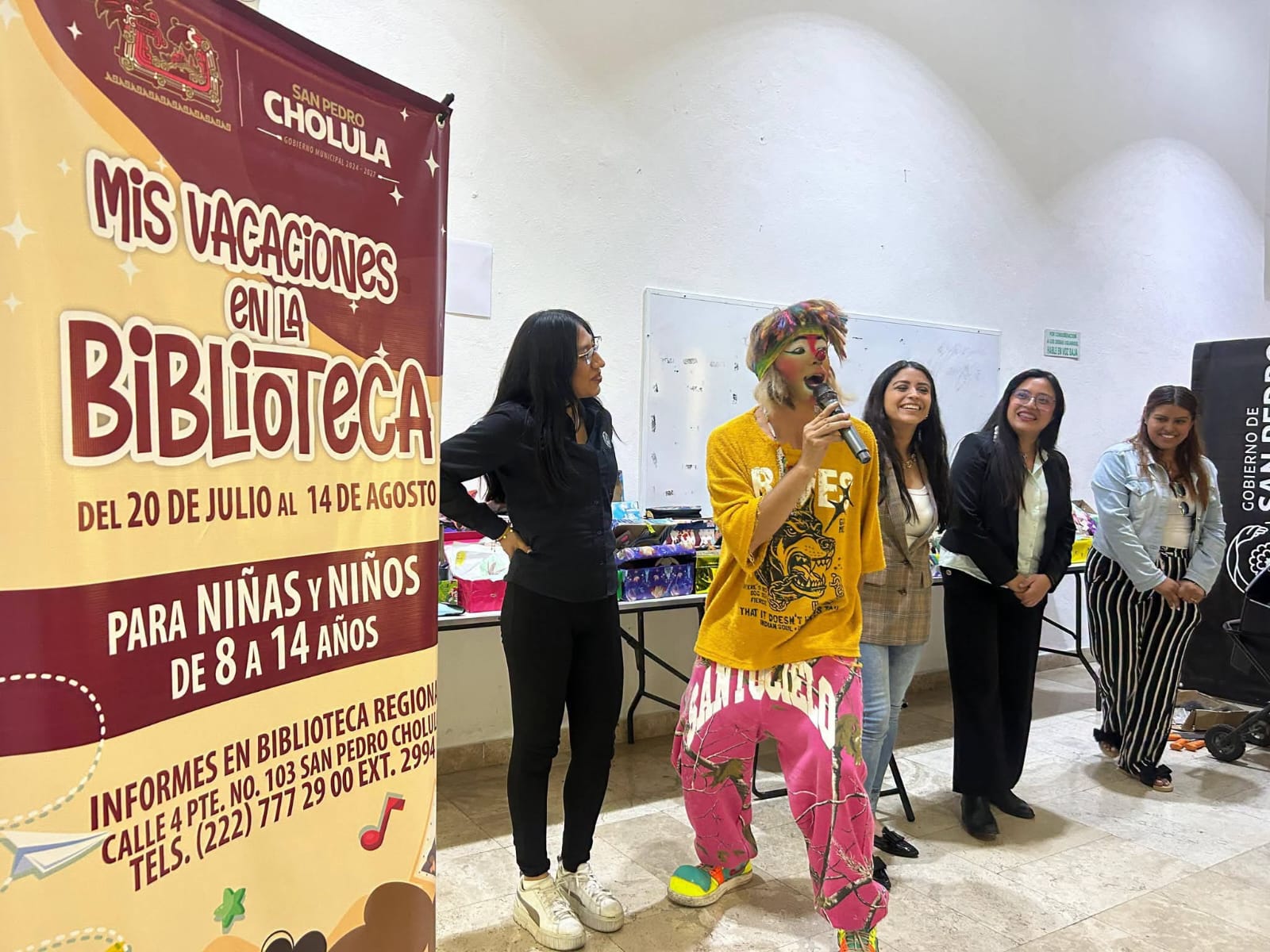 Niñez cholulteca concluye curso de verano con actividades culturales y recreativas