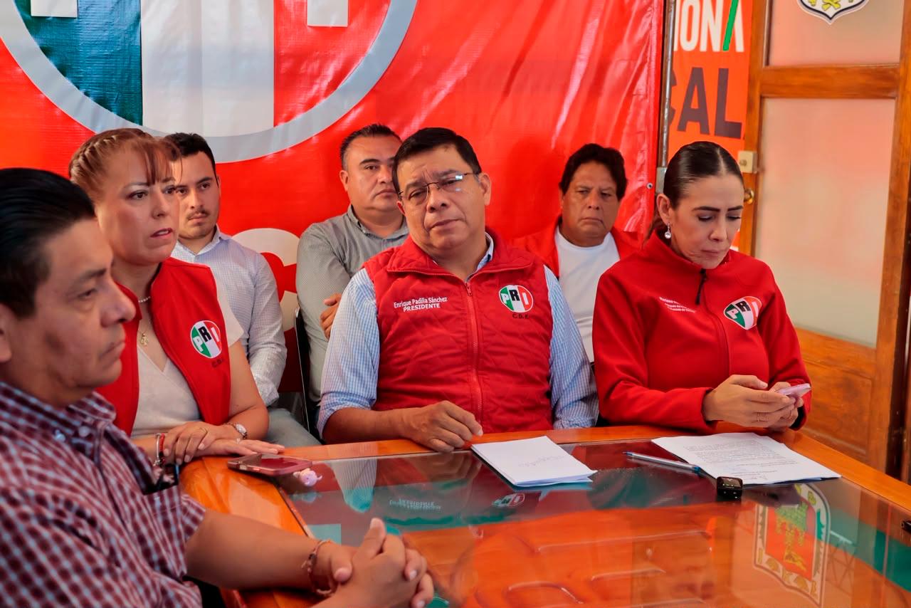 PRI Tlaxcala denuncua uso de recursos de Gob8erno Estatal; cierra filas con "Alito" Moreno