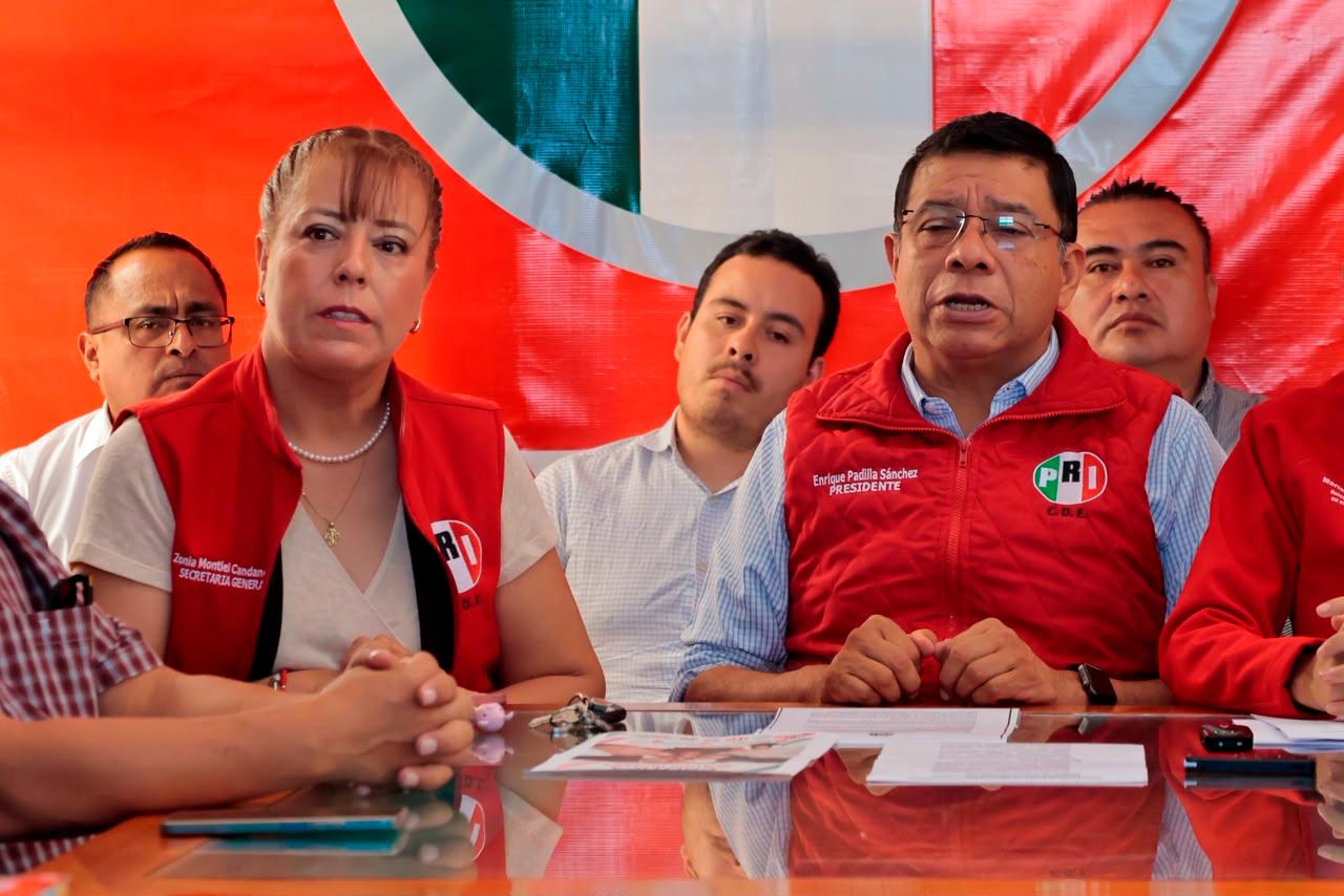 PRI Tlaxcala denuncua uso de recursos de Gob8erno Estatal; cierra filas con "Alito" Moreno