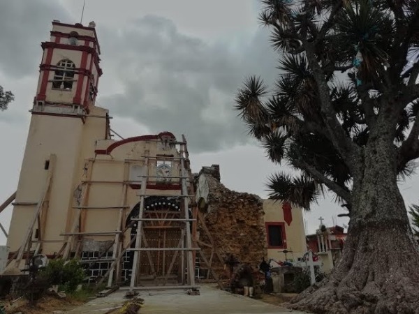 Aún falta reconstruir el 10% de los inmuebles históricos dañados en sismo del 2017