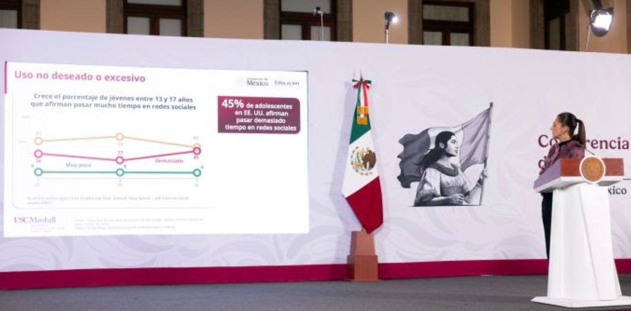 Claudia Sheinbaum durante conferencia matutina