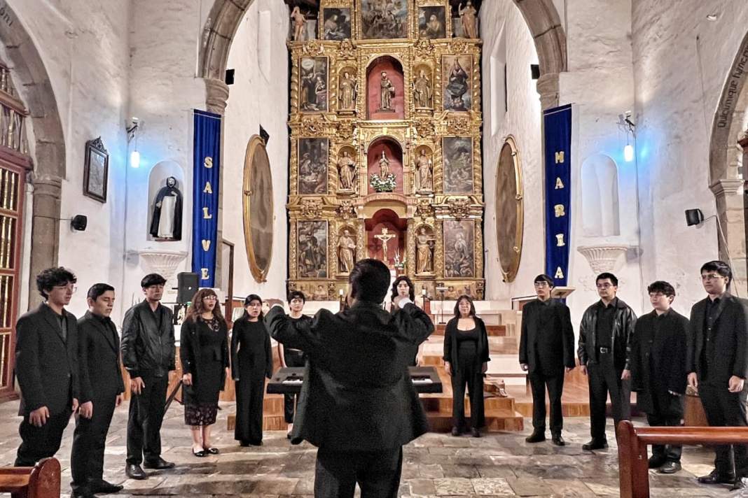 Concierto coral en la Catedral de Tlaxcala