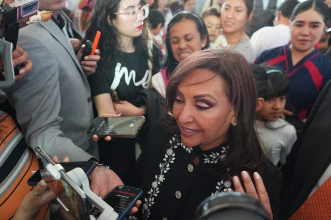 Niñas y niños durante la inauguración del CRIAT Tlaxcala