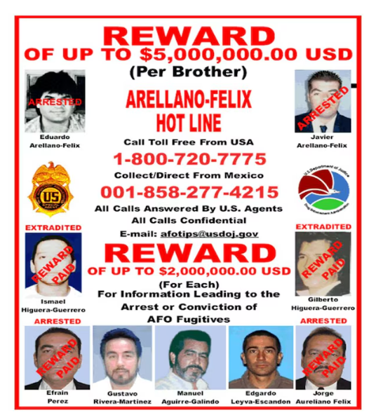 Enedina Arellano Félix y referencias del Cártel de Tijuana