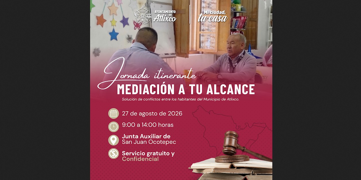 Jornada de mediación en San Juan Ocotepec